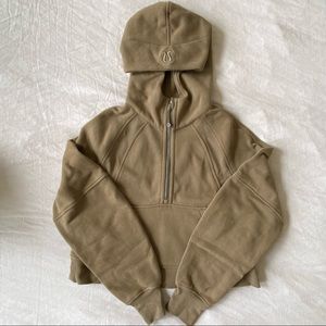 Lululemon Scuba Oversized 1/2 Zip Hoodie in Artifact XS/S